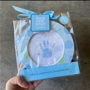 Carter’s blue Baby Handprint & Footprint Set